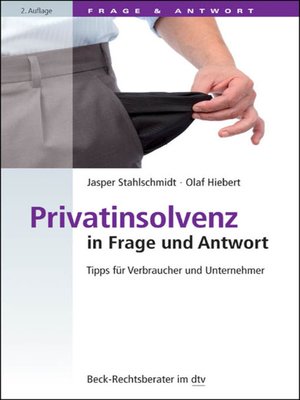 cover image of Privatinsolvenz in Frage und Antwort